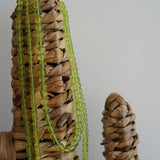 Collar cascada verde