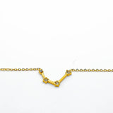 Pulsera acuario dorada