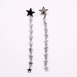 Pendientes estrellada