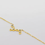 Pulsera cancer dorada