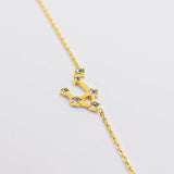 Pulsera libra dorada